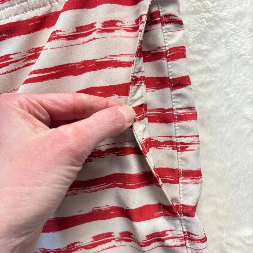 American Eagle Swim Trunks Men Sz Small‎ American Flag Stars Stripes Patriotic